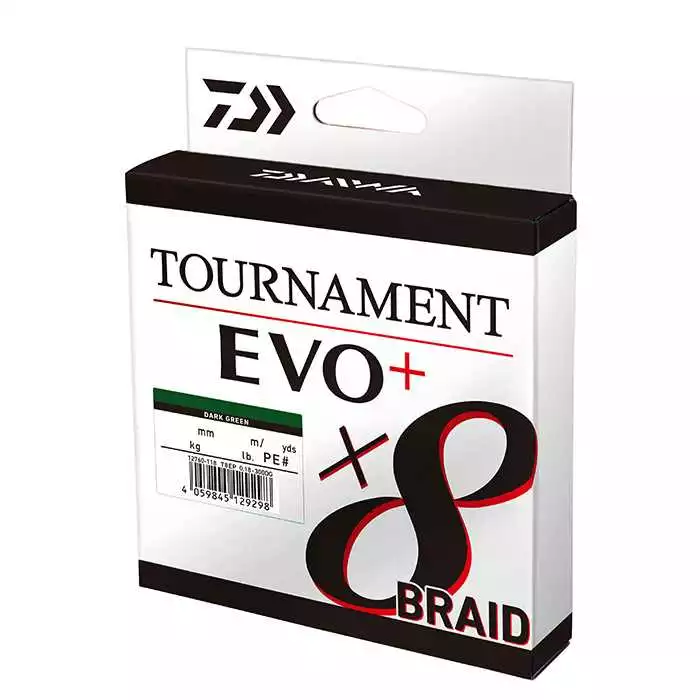 Daiwa Tournament X8 Braid EVO+ 0,10 Mm 6,7 Kg 135 Meter DG – Bild 2