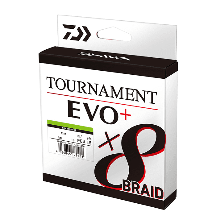 Daiwa Tournament X8 Braid EVO+ 0,10 Mm 6,7 Kg 270 Meter CH – Bild 2