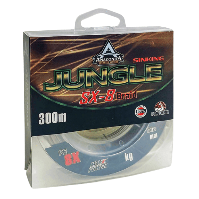 Anaconda Jungle SX-8 Braid 0,30 Mm 17,15 Kg 300 Meter
