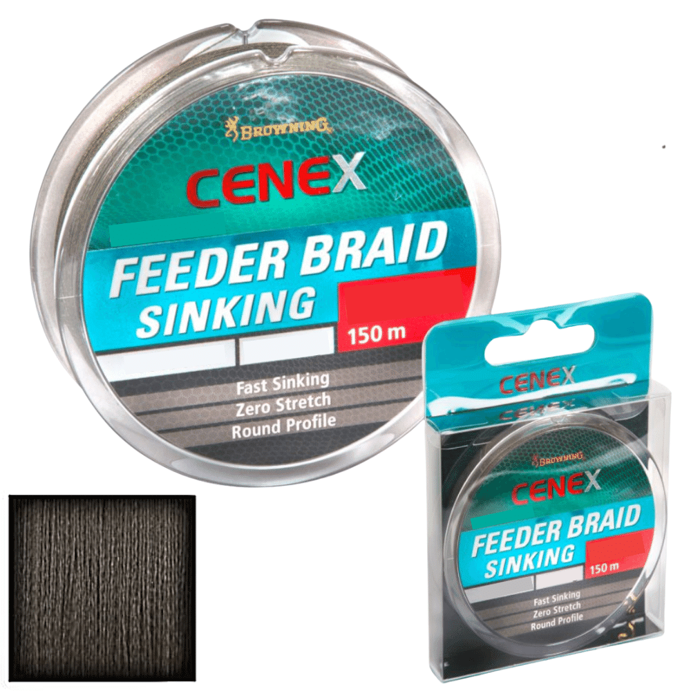 Browning Cenex Feeder Braid 0,12 Mm 6,80 Kg 150 Meter