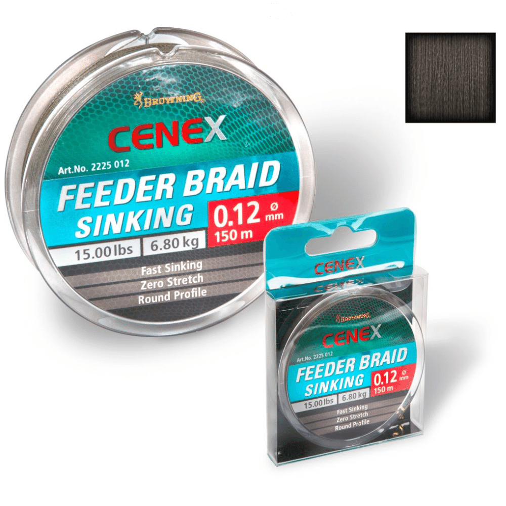 Browning Cenex Feeder Braid 0,08 Mm 4,55 Kg 150 Meter