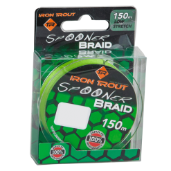 Iron Trout Spooner Braid 0,05 Mm 2,7 Kg 150 Meter Camo Grün