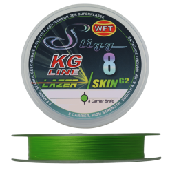 WFT Sligg 8 Lazer Skin G2 0,12 Mm 12 Kg 300 Meter Chartreuse