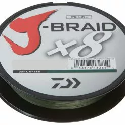 Daiwa J-Braid X8 300m Dark Green