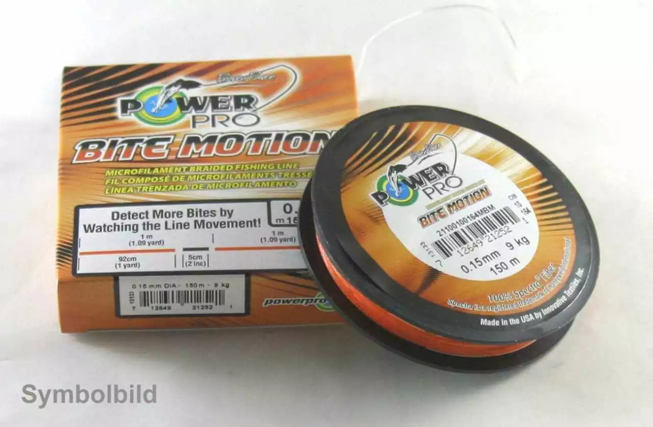 Power Pro Bite Motion Hell-Orange 1600m Großspule