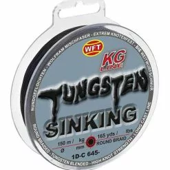 WFT KG Tungsten Sinking Black 150m